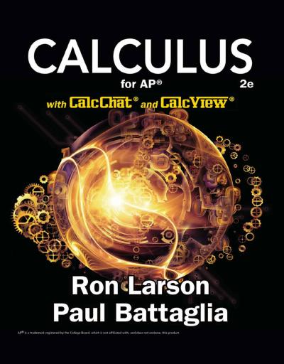 Calculus for AP with calcChat Calcview, 2nd Edition