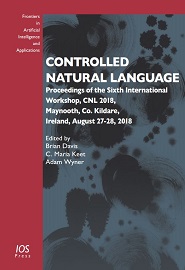 Controlled Natural Language (Frontiers in Artificial Intelligence and Applications)