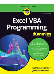Excel VBA Programming For Dummies, 5th Edition