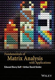 Fundamentals of Matrix Analysis with Applications