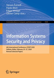 Information Systems Security and Privacy: 6th International Conference, ICISSP 2020