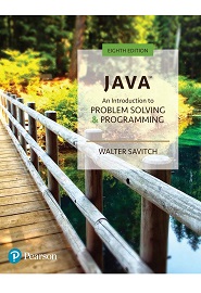 Java: An Introduction to Problem Solving and Programming, 8th Edition
