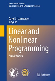 Linear and Nonlinear Programming, 4th Edition
