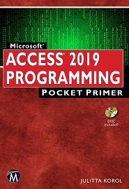 Microsoft Access 2019 Programming Pocket Primer
