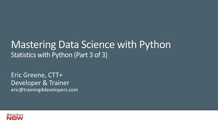 Statistics with Python, Part 3